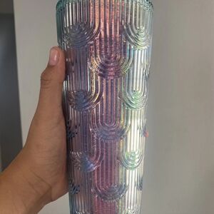 Starbucks Tumbler, 2022, irredescent Light aqua and Purple, 24oz, nwt